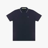 Men's Circle Patch Polo Shirt - JAMES BARK