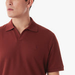 Men's Buttonless Polo Shirt - JAMES BARK