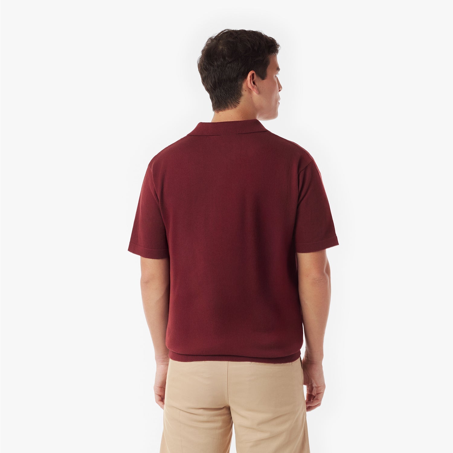 Men's Knit Polo Shirt - JAMES BARK