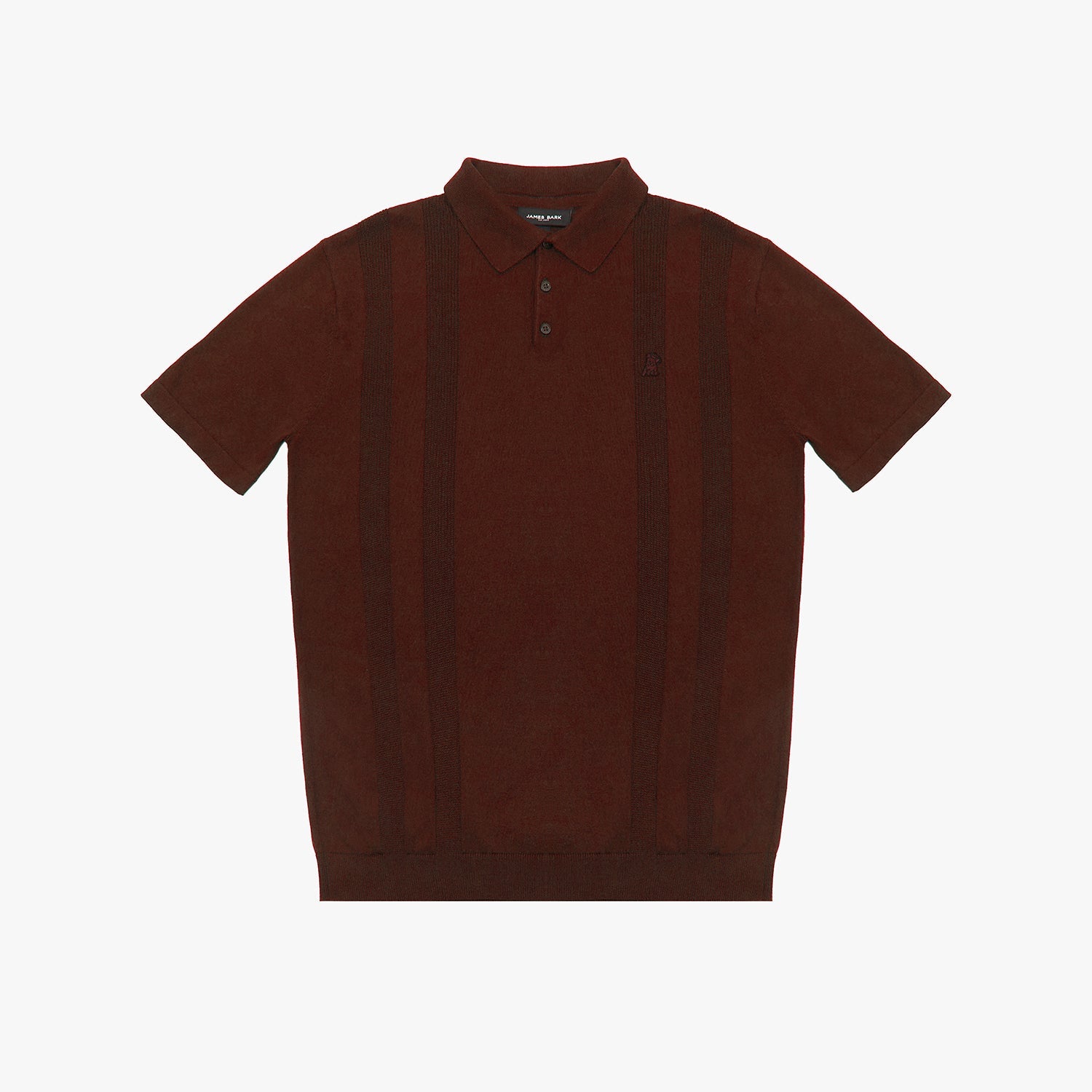 Men's Knit Polo Shirt - JAMES BARK