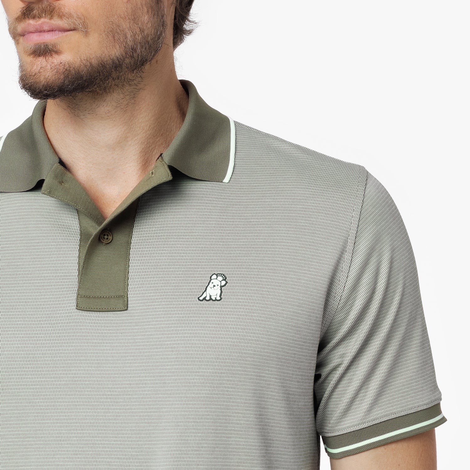 Men's Jet Piqué Polo Shirt - JAMES BARK