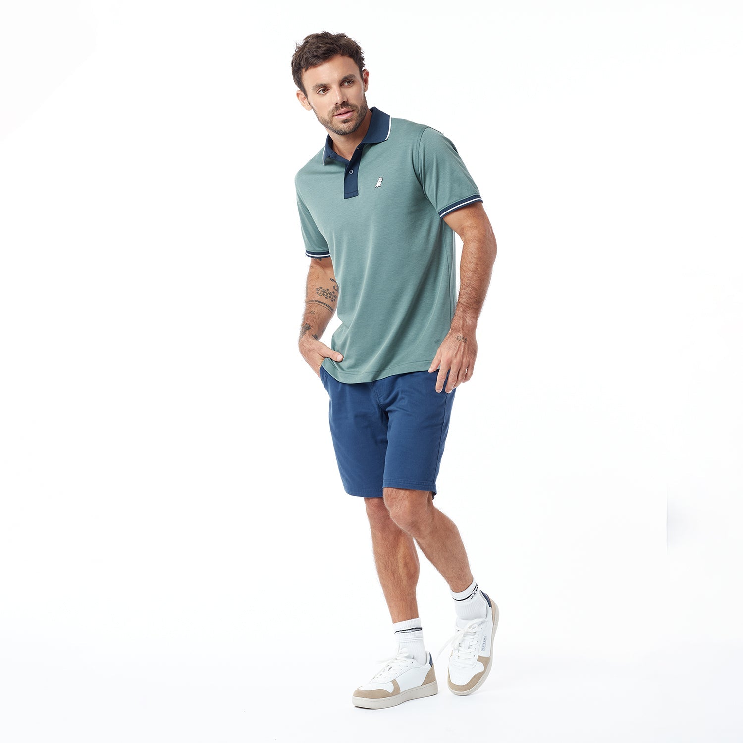 Men's Micro Pima Polo Shirt - JAMES BARK