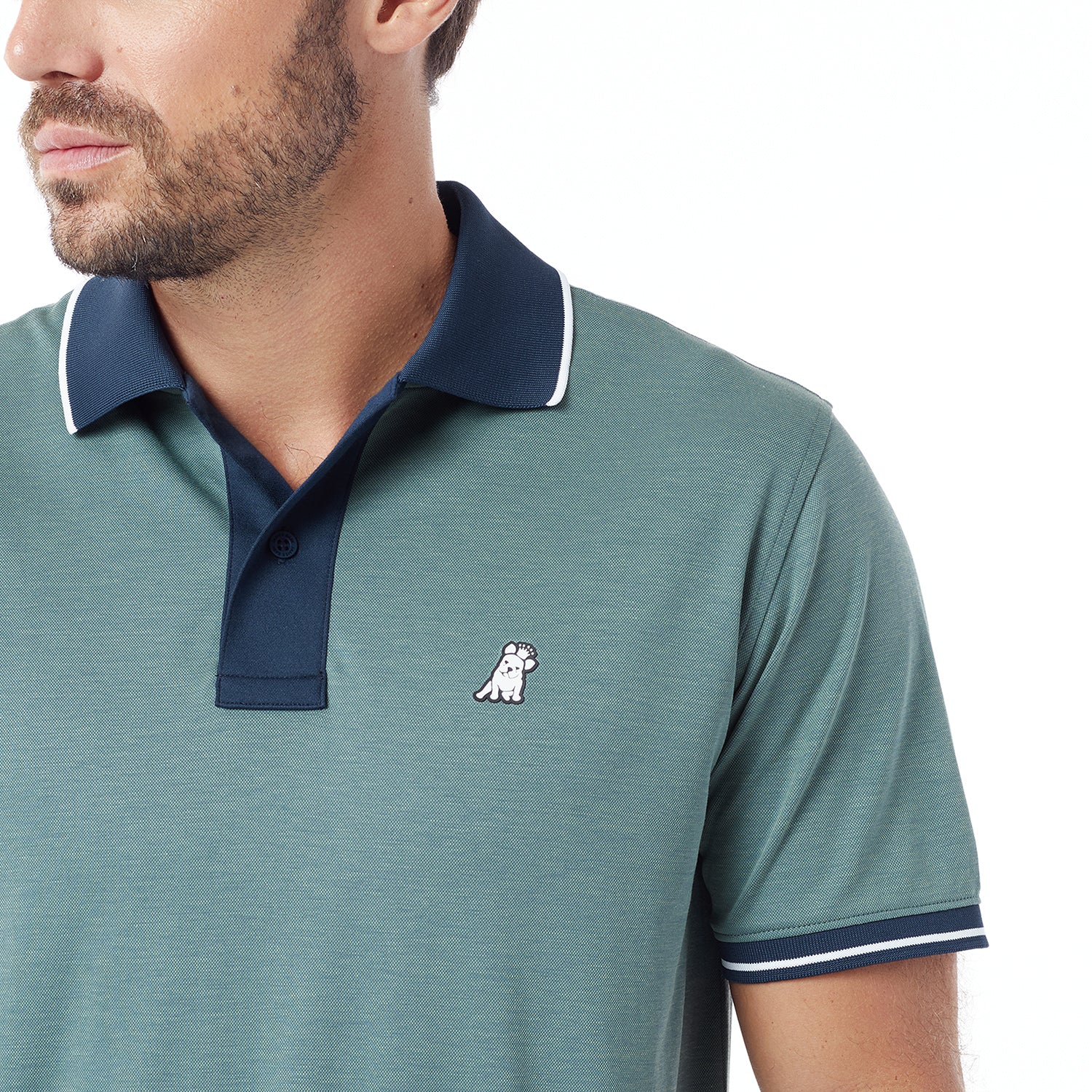 Men's Micro Pima Polo Shirt - JAMES BARK