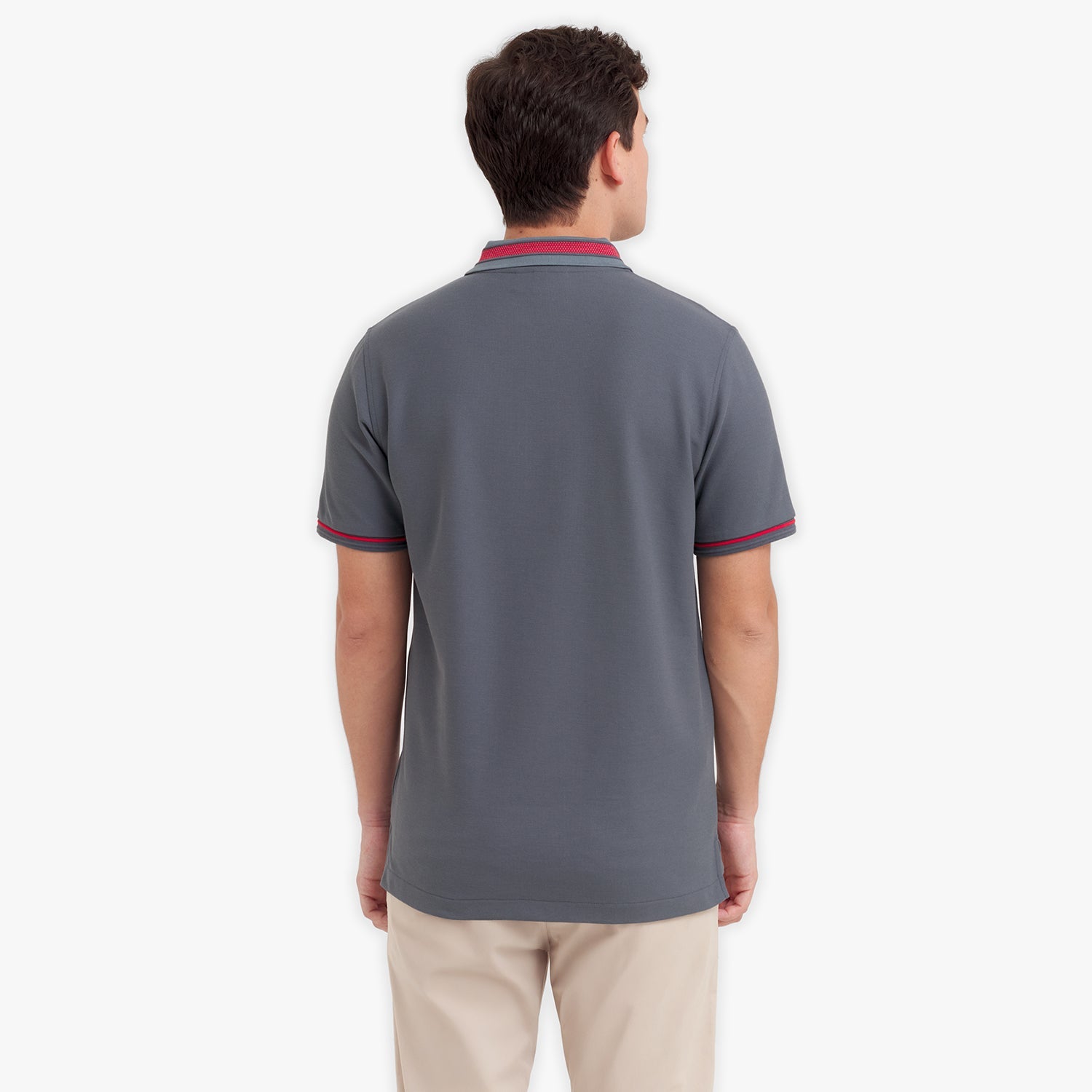 Men's Bold Detail Polo Shirt - JAMES BARK