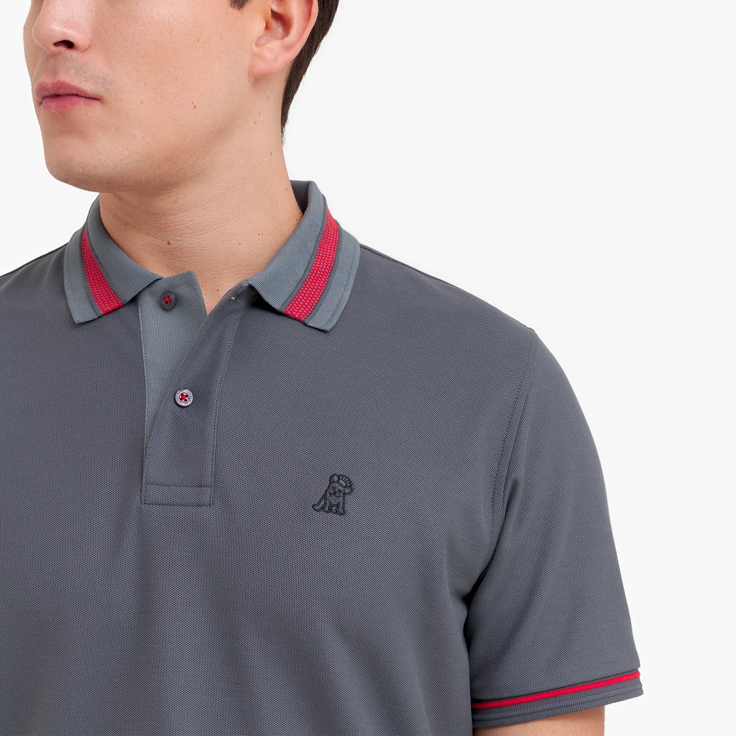 Men's Bold Detail Polo Shirt - JAMES BARK