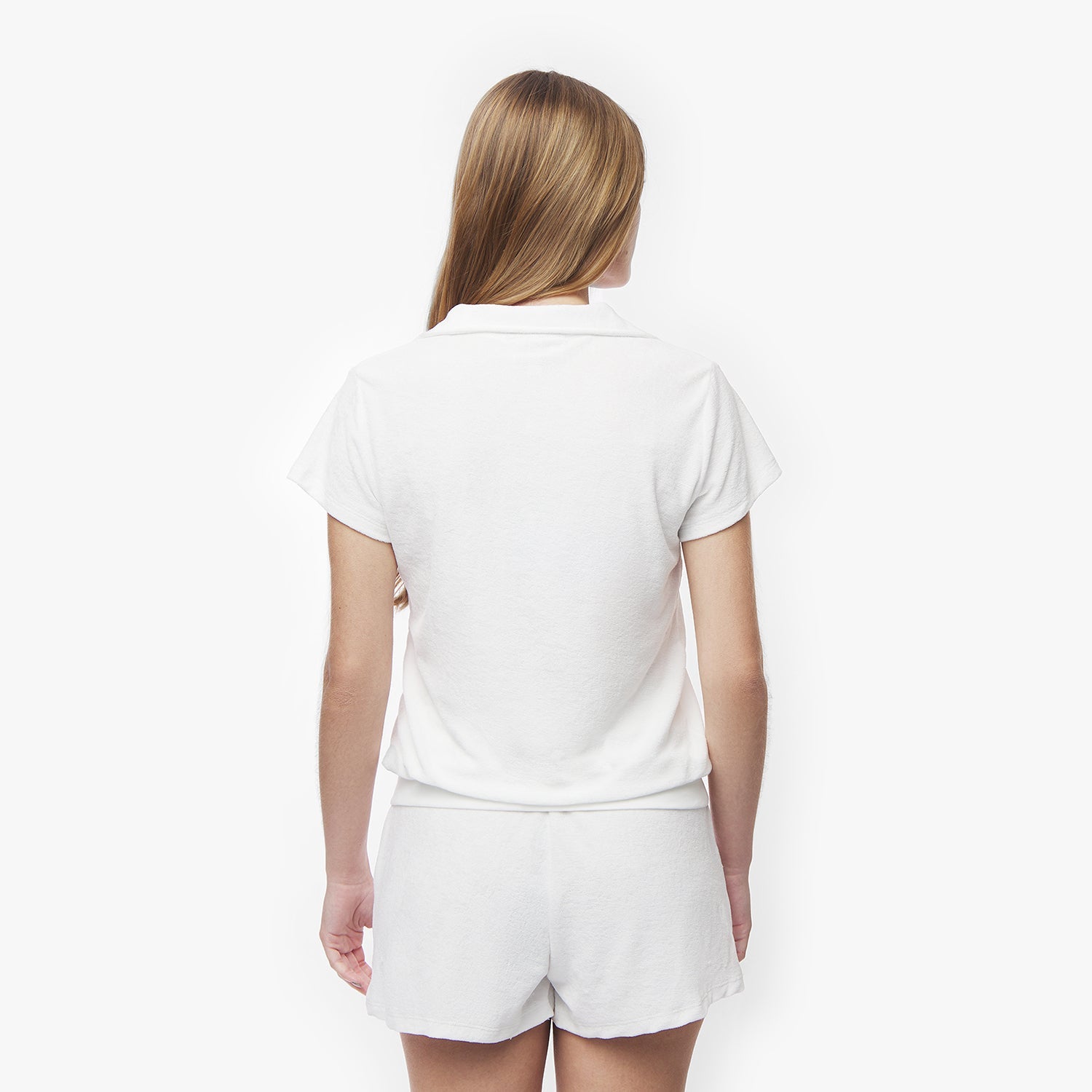 Women's Terry Polo Shirt - JAMES BARK