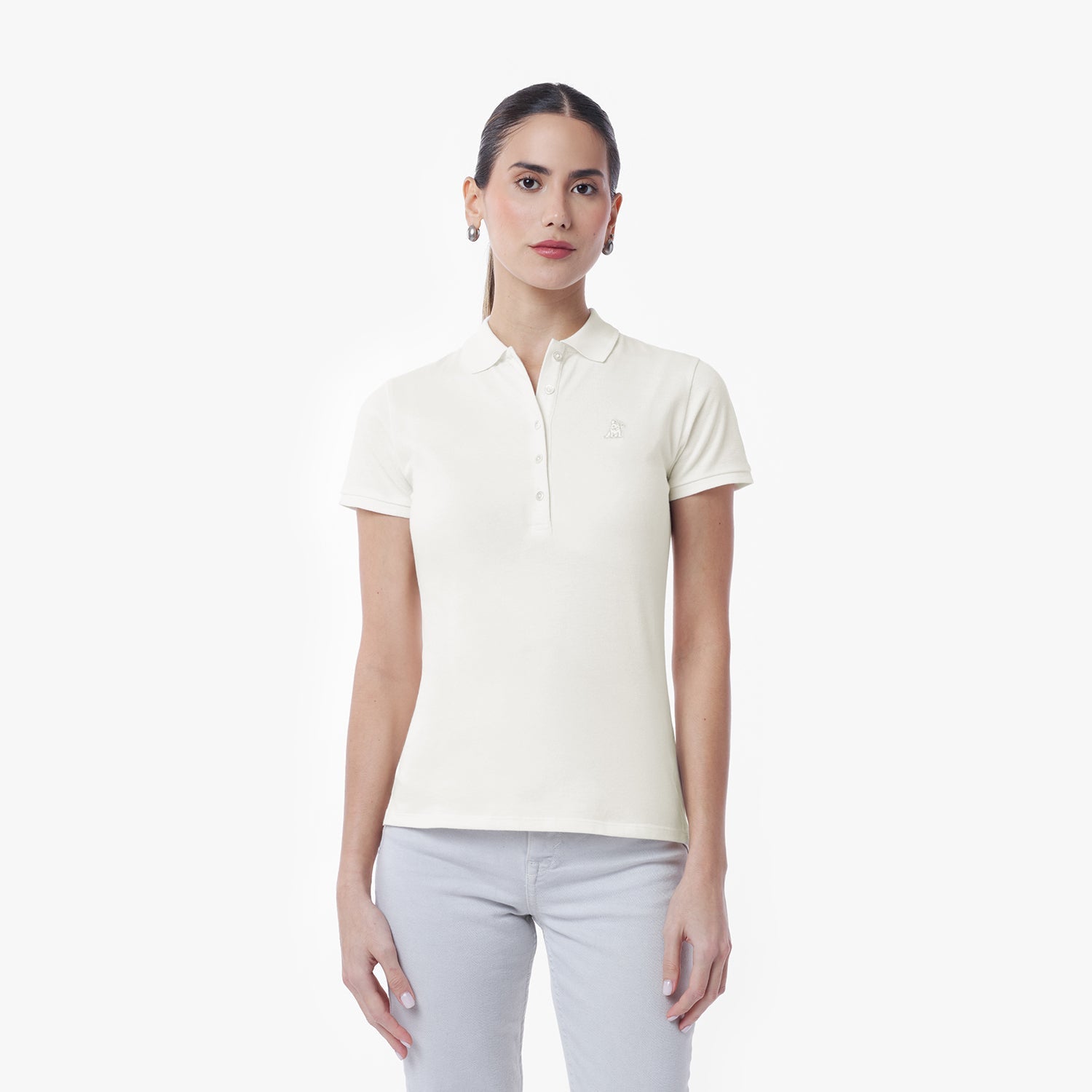Women's Slim Fit Polo Shirt - JAMES BARK