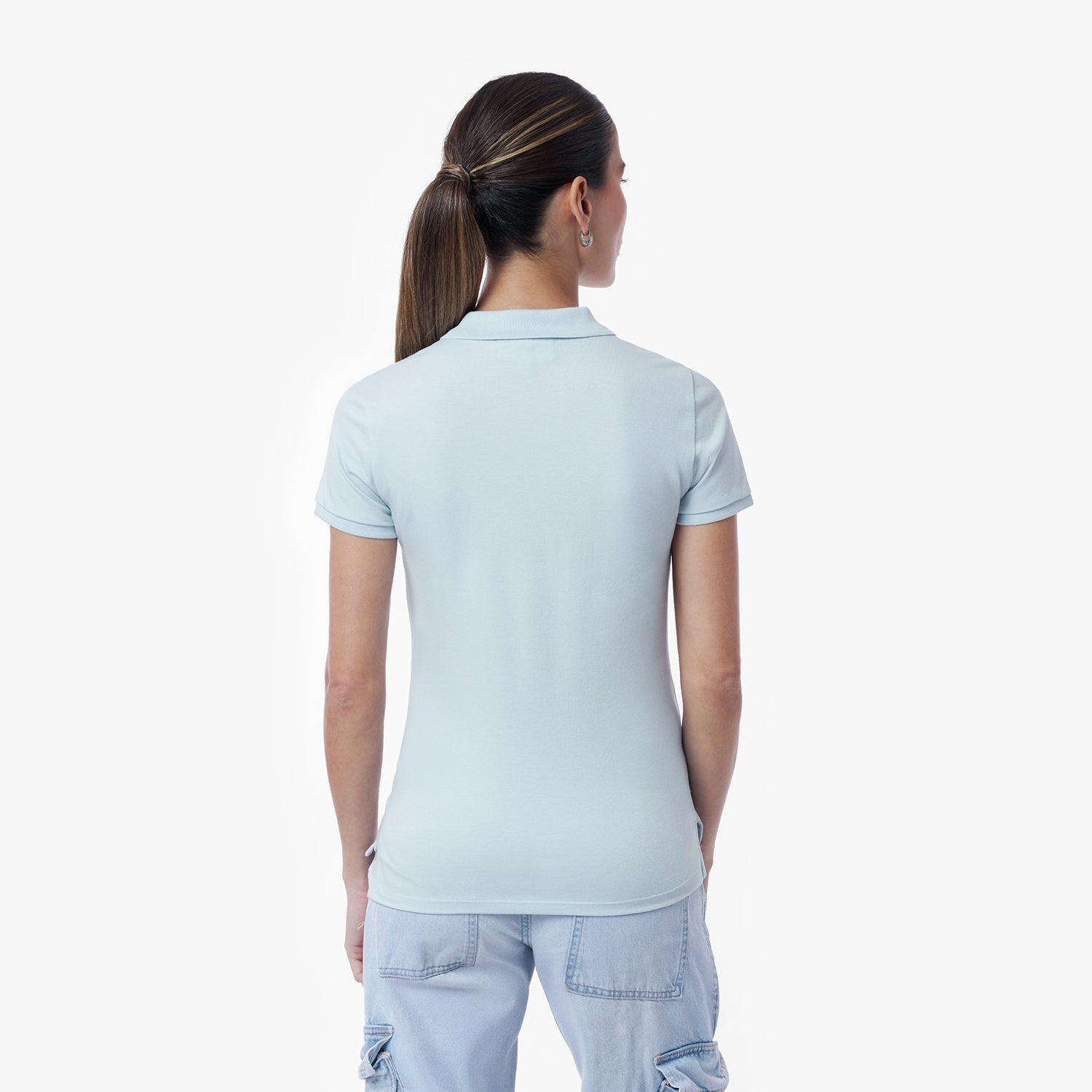Women's Slim Fit Polo Shirt - JAMES BARK
