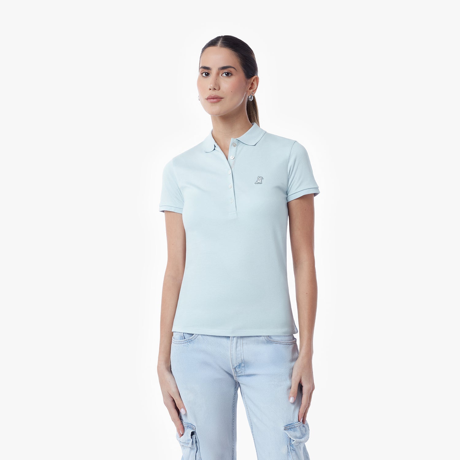 Women's Slim Fit Polo Shirt - JAMES BARK