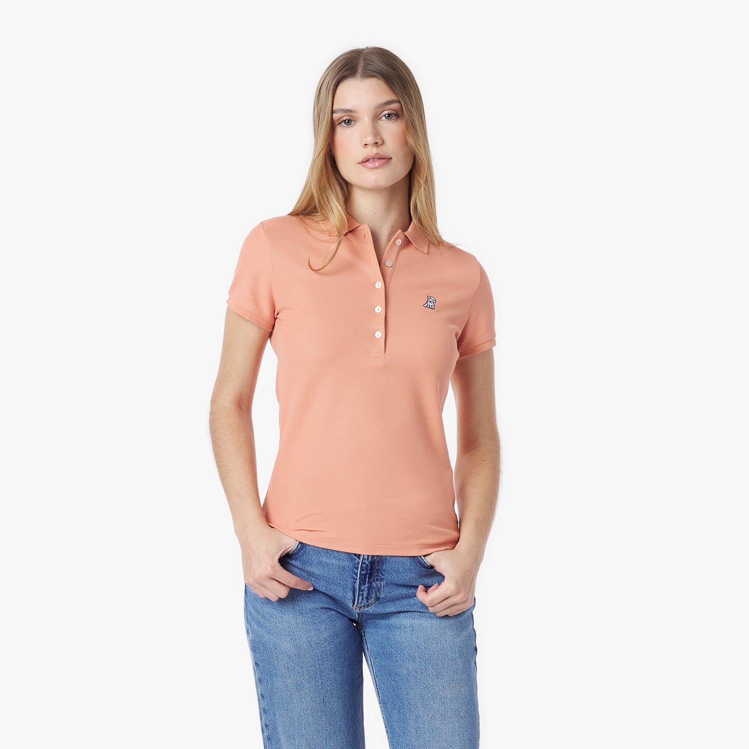 Women's Slim Fit Polo Shirt - JAMES BARK