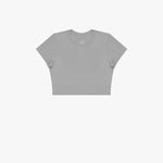 Gray t-shirt on a white background