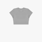 Gray t-shirt on a white background