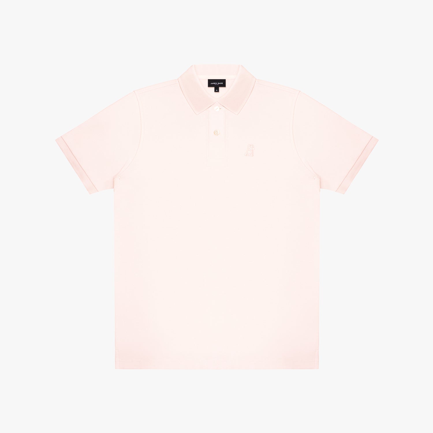 Light pink t-shirt on a white background