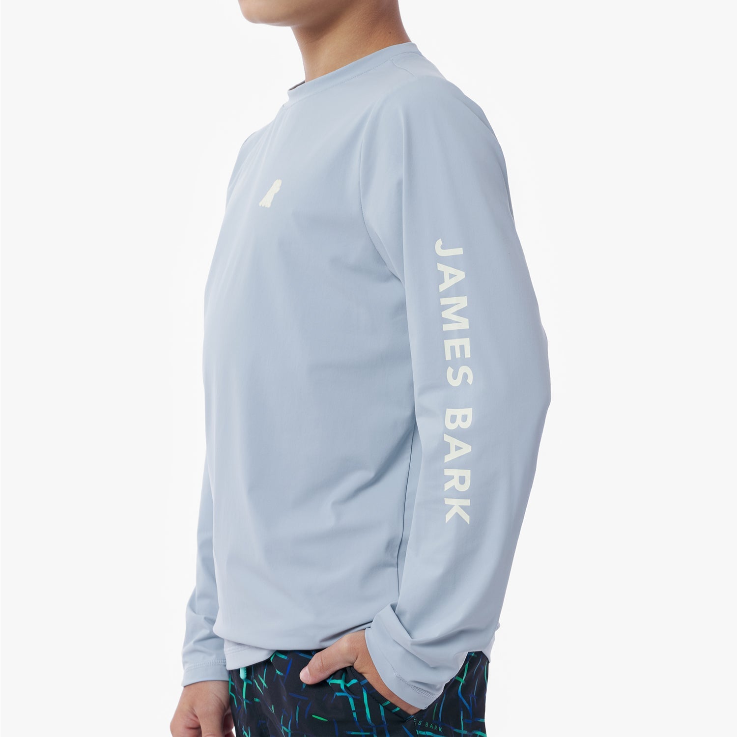 Kids' Crew Neck Rashguard - JAMES BARK