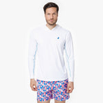 Men's Beach Club Hooded Rashguard - JAMES BARK