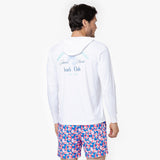 Men's Beach Club Hooded Rashguard - JAMES BARK