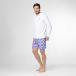 Men's Beach Club Hooded Rashguard - JAMES BARK