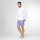 Men's Beach Club Hooded Rashguard - JAMES BARK