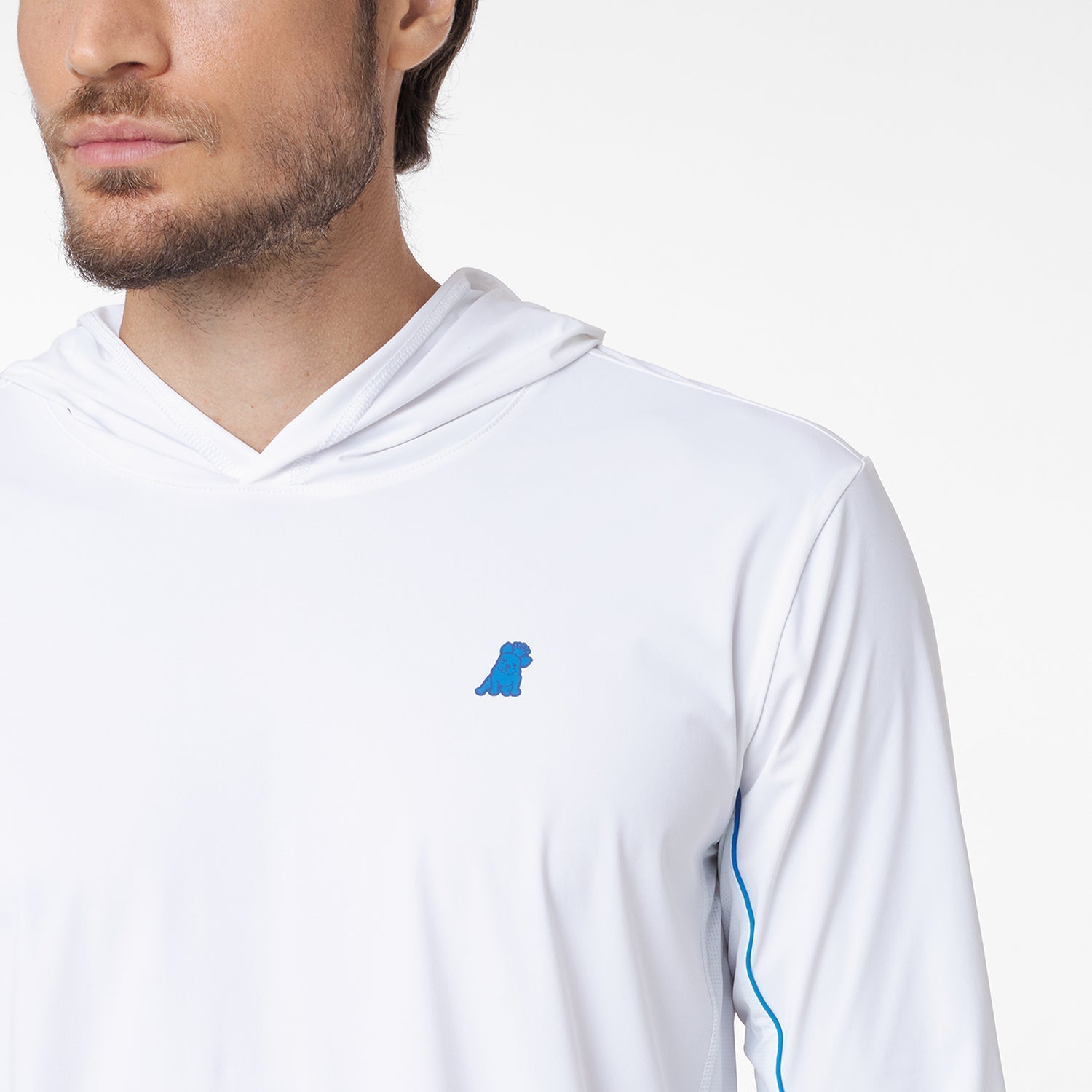 Men's Beach Club Hooded Rashguard - JAMES BARK