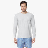 Men's Crew Neck Rashguard - JAMES BARK