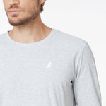 Men's Crew Neck Rashguard - JAMES BARK