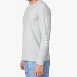 Men's Crew Neck Rashguard - JAMES BARK
