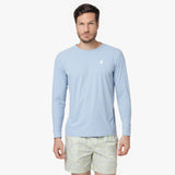 Men's Crew Neck Rashguard - JAMES BARK