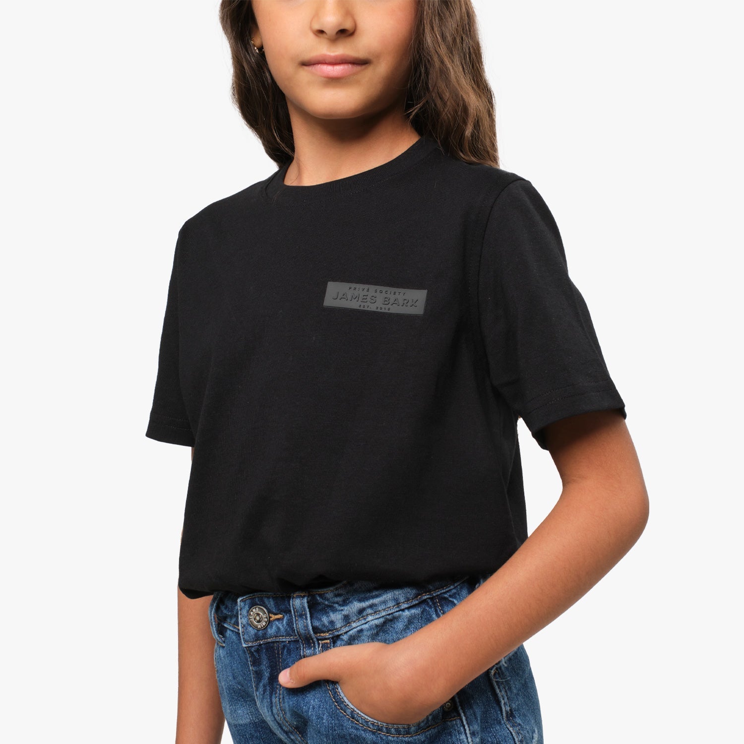 Kid's Privé Patch Jersey Tee - JAMES BARK