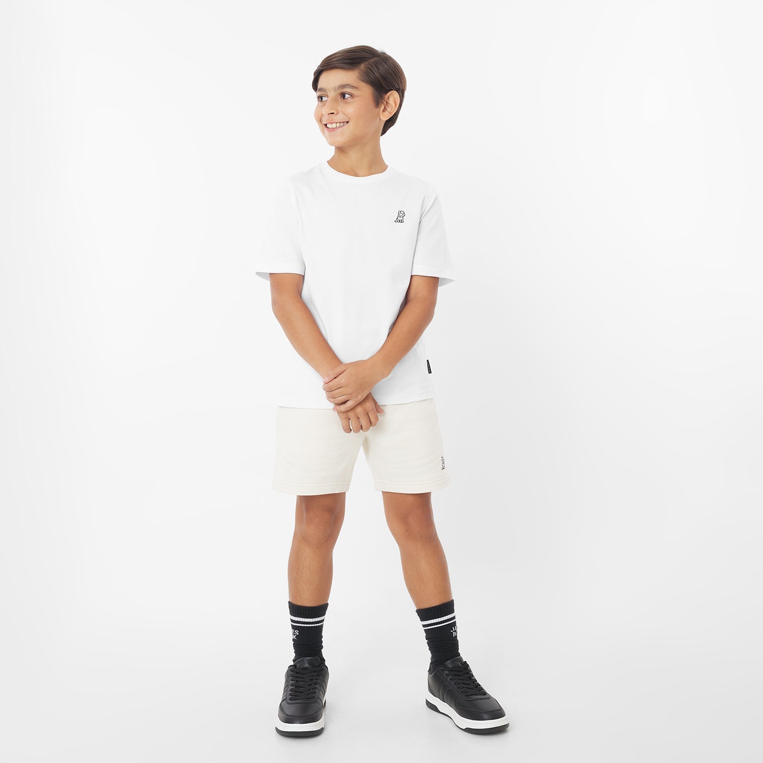 Kid's Crew Neck Jersey T-Shirt - JAMES BARK