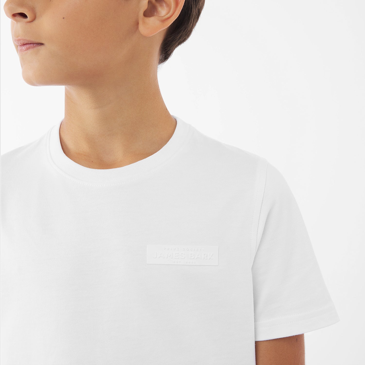 Kid's Privé Patch Jersey T-Shirt - JAMES BARK