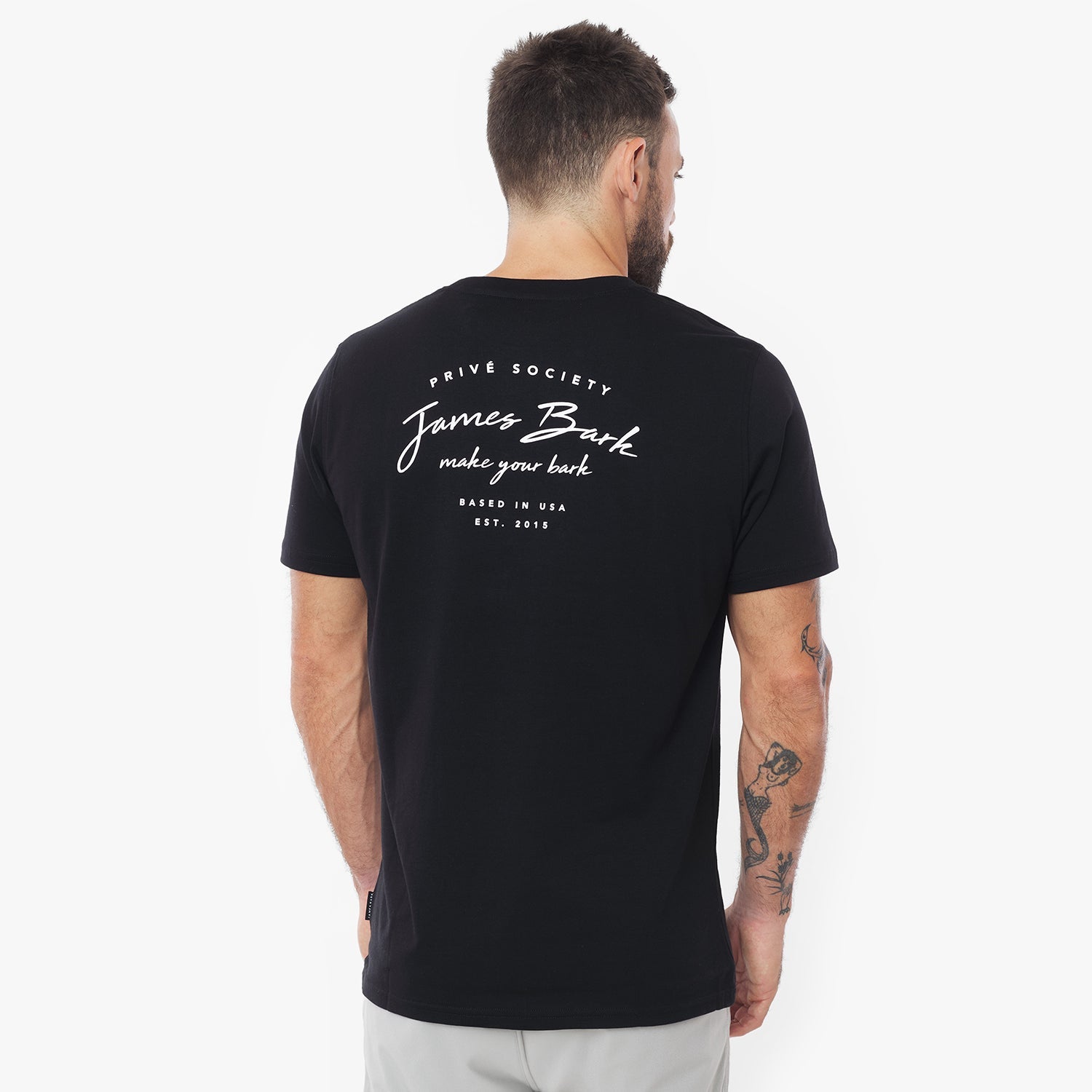 Men's Privé Society Graphic Tee - JAMES BARK