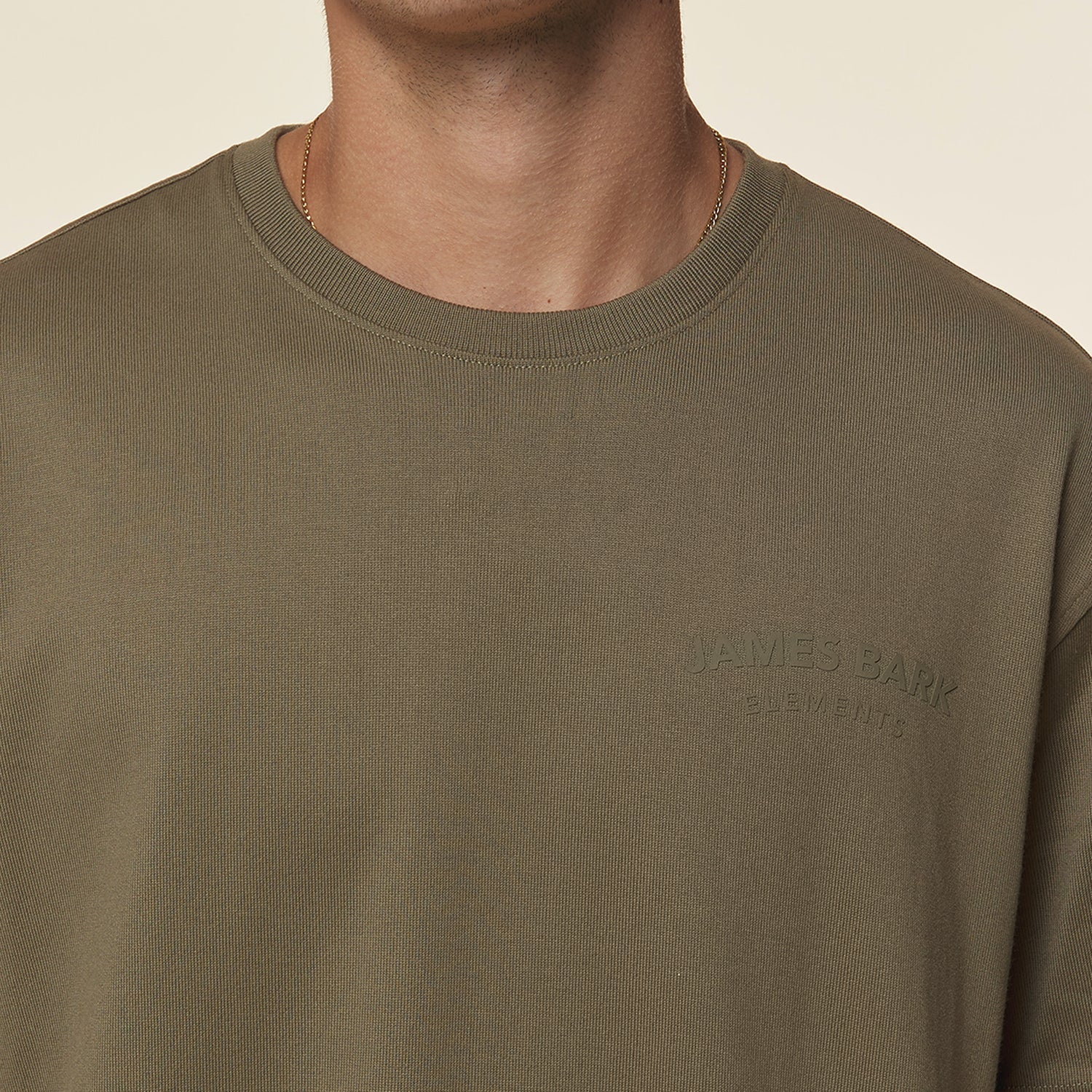 Men's Relaxed Fit Jersey Tee - JAMES BARK
