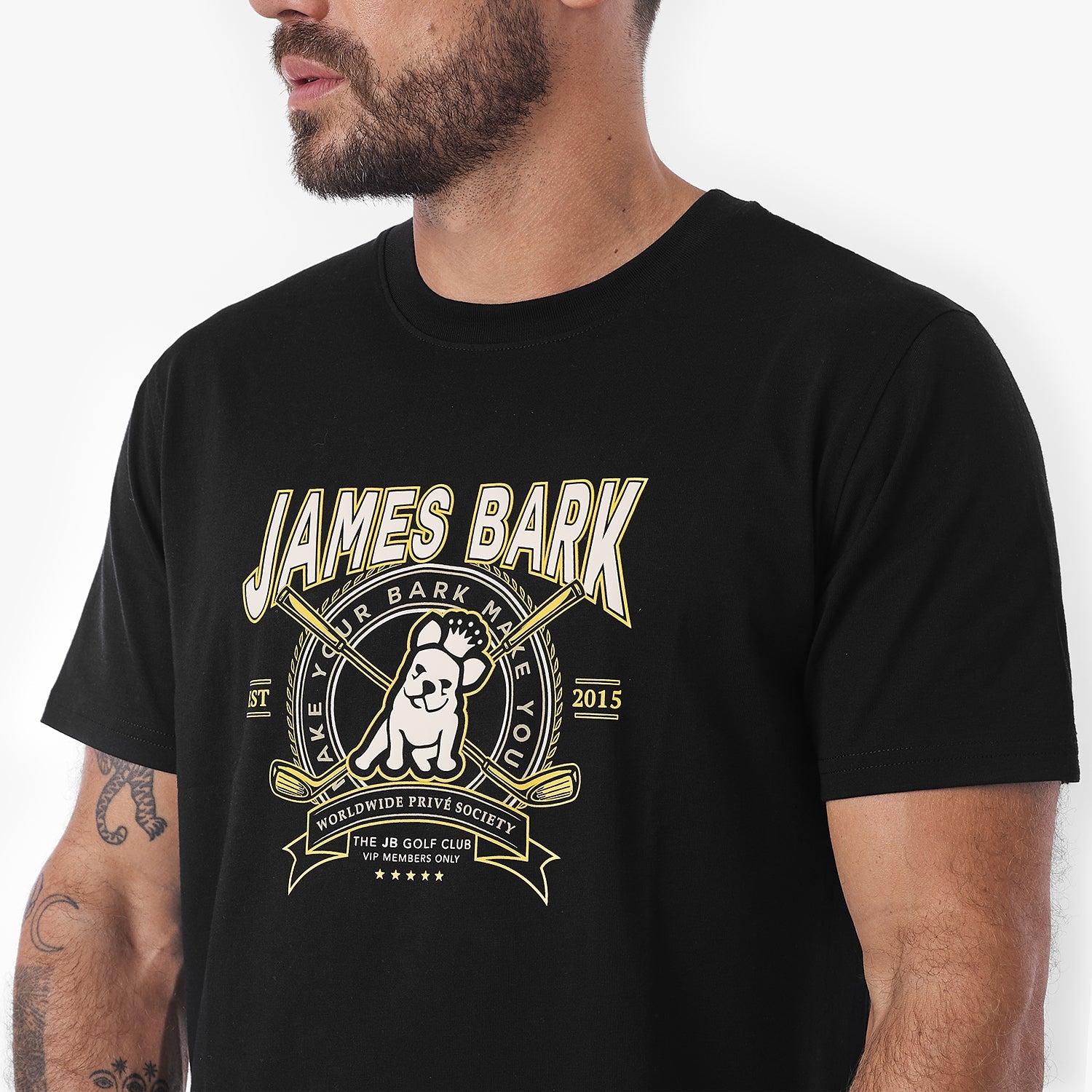 Men's Golf Club Graphic Tee - JAMES BARK