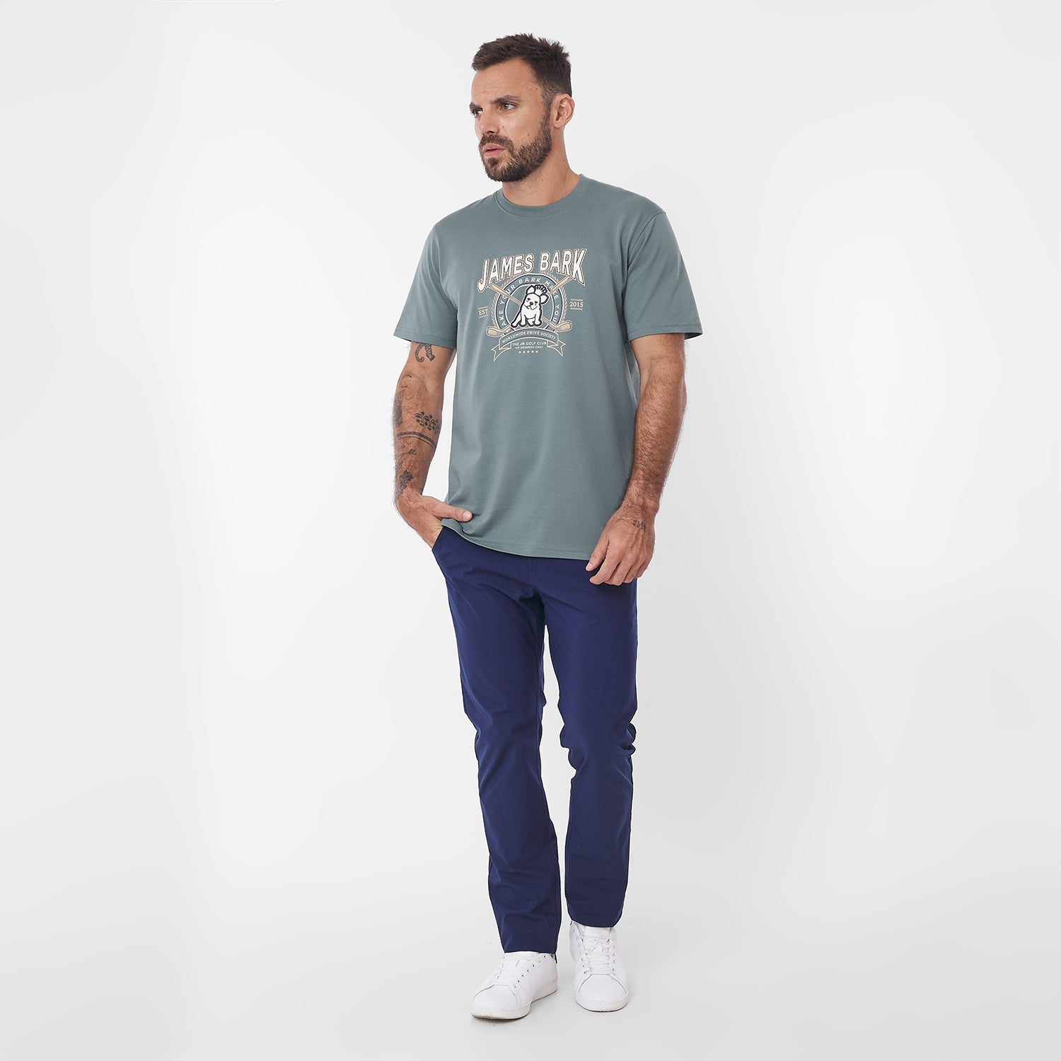Men's Golf Club Graphic Tee - JAMES BARK