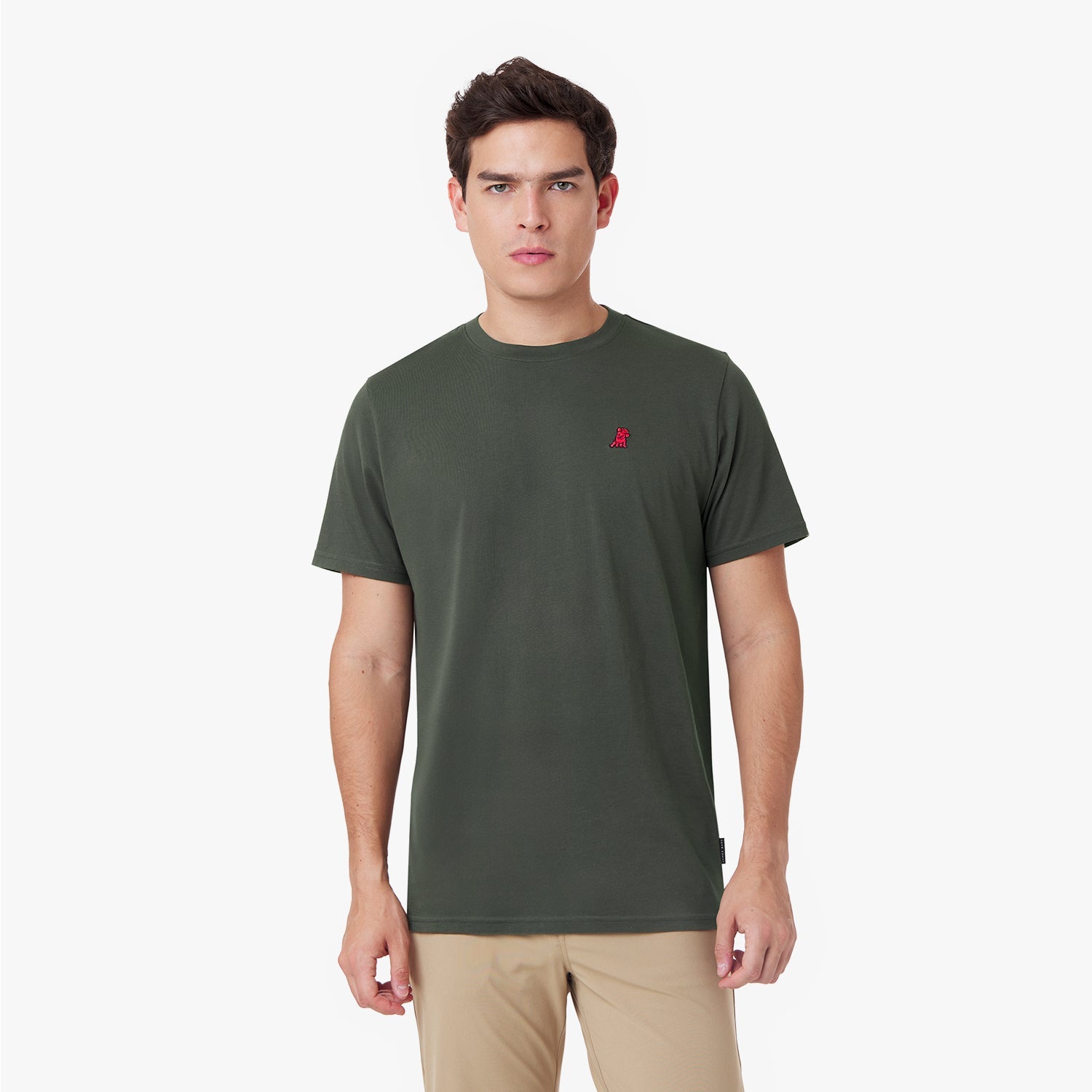 Men's Crew Neck Jersey T-Shirt - JAMES BARK