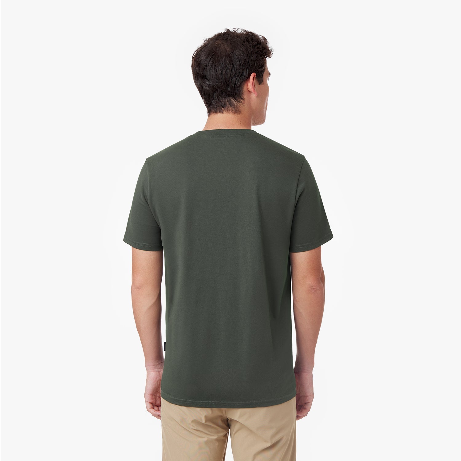 Men's Crew Neck Jersey T-Shirt - JAMES BARK
