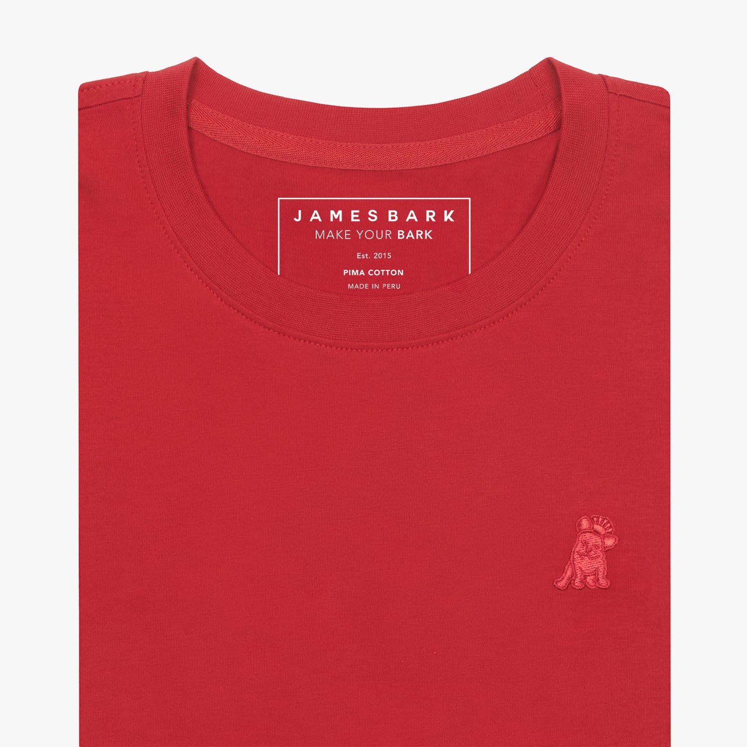 Men's Crew Neck Jersey T-Shirt - JAMES BARK