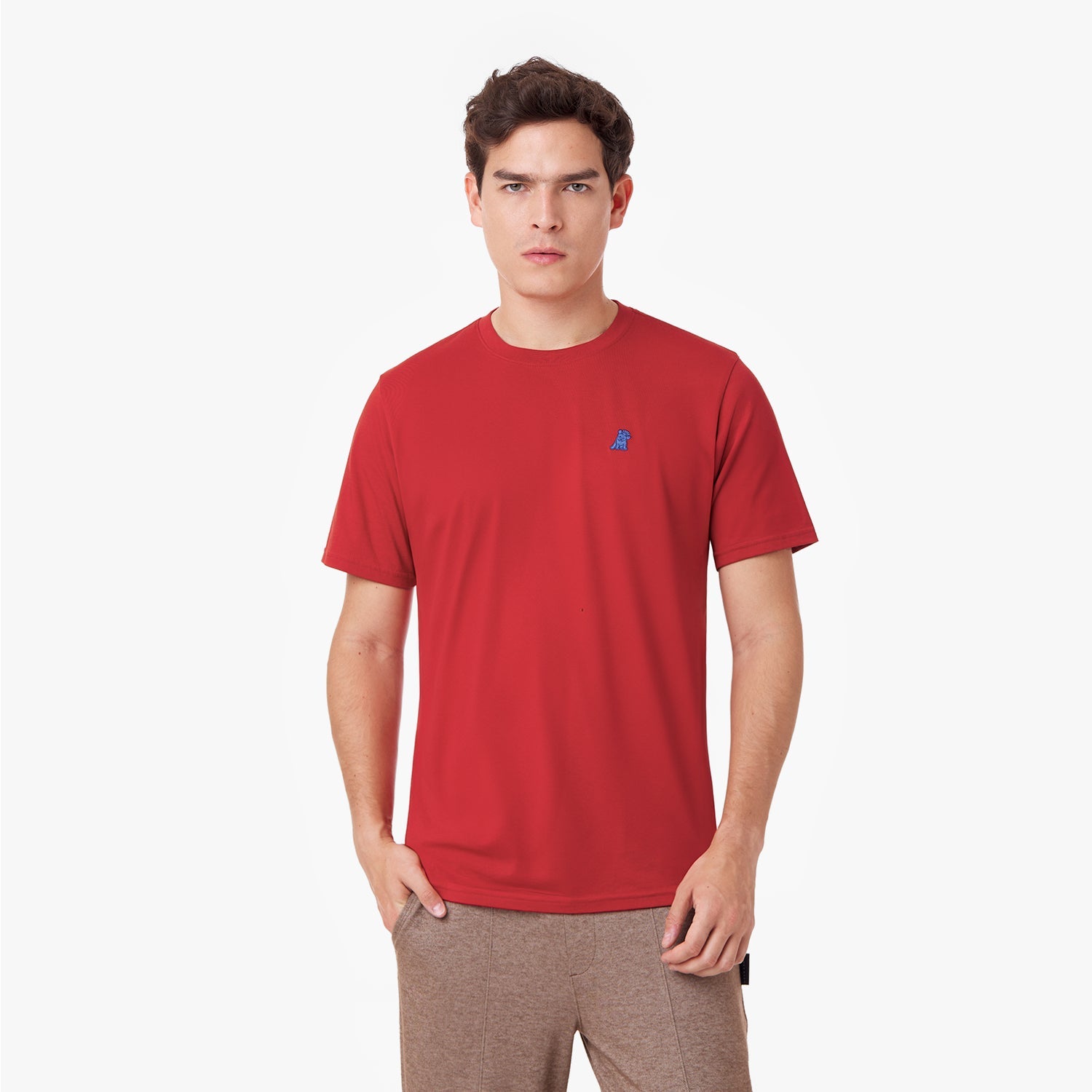 Men's Crew Neck Jersey T-Shirt - JAMES BARK