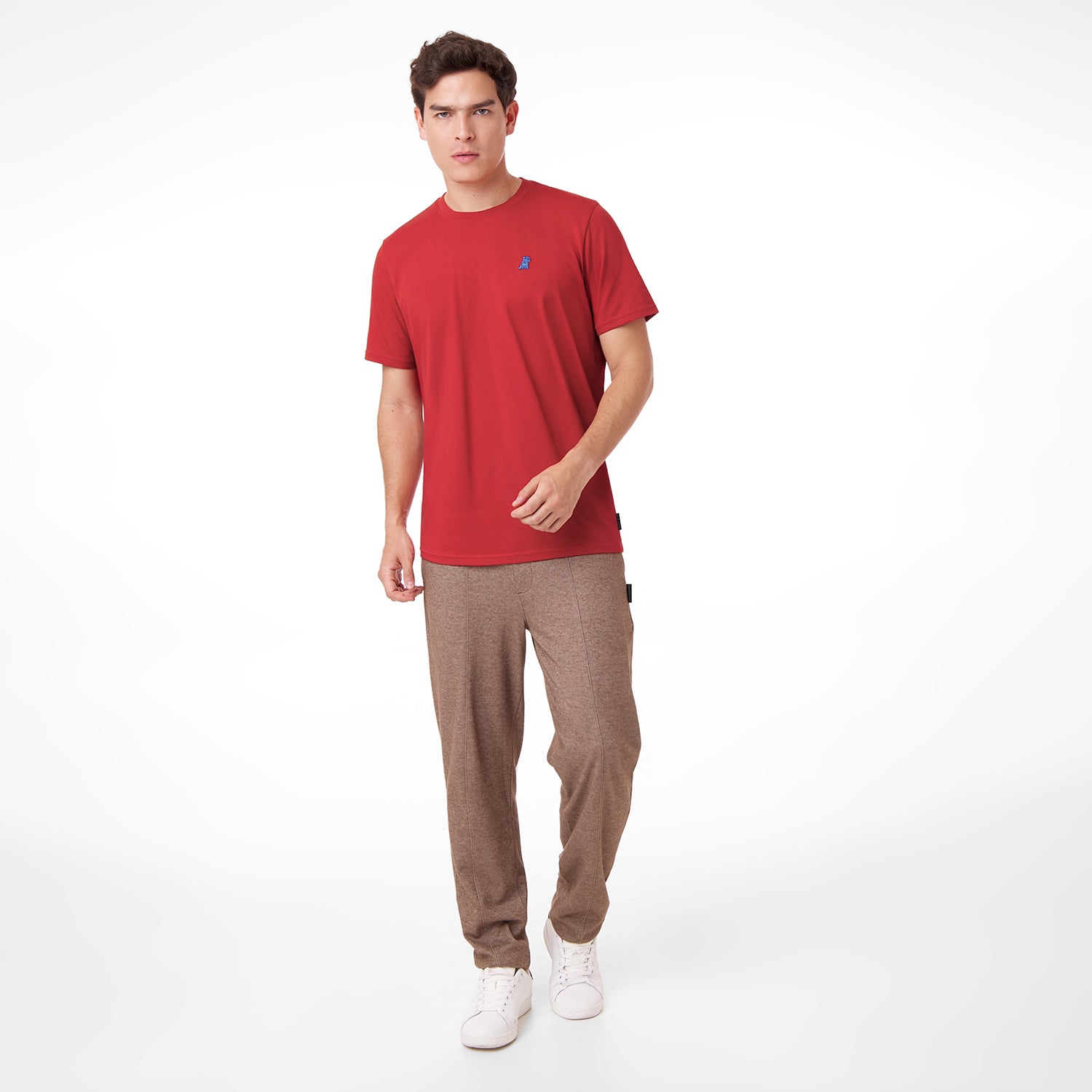 Men's Crew Neck Jersey T-Shirt - JAMES BARK