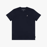 Men's Crew Neck Jersey T-Shirt — Dress Blue/White