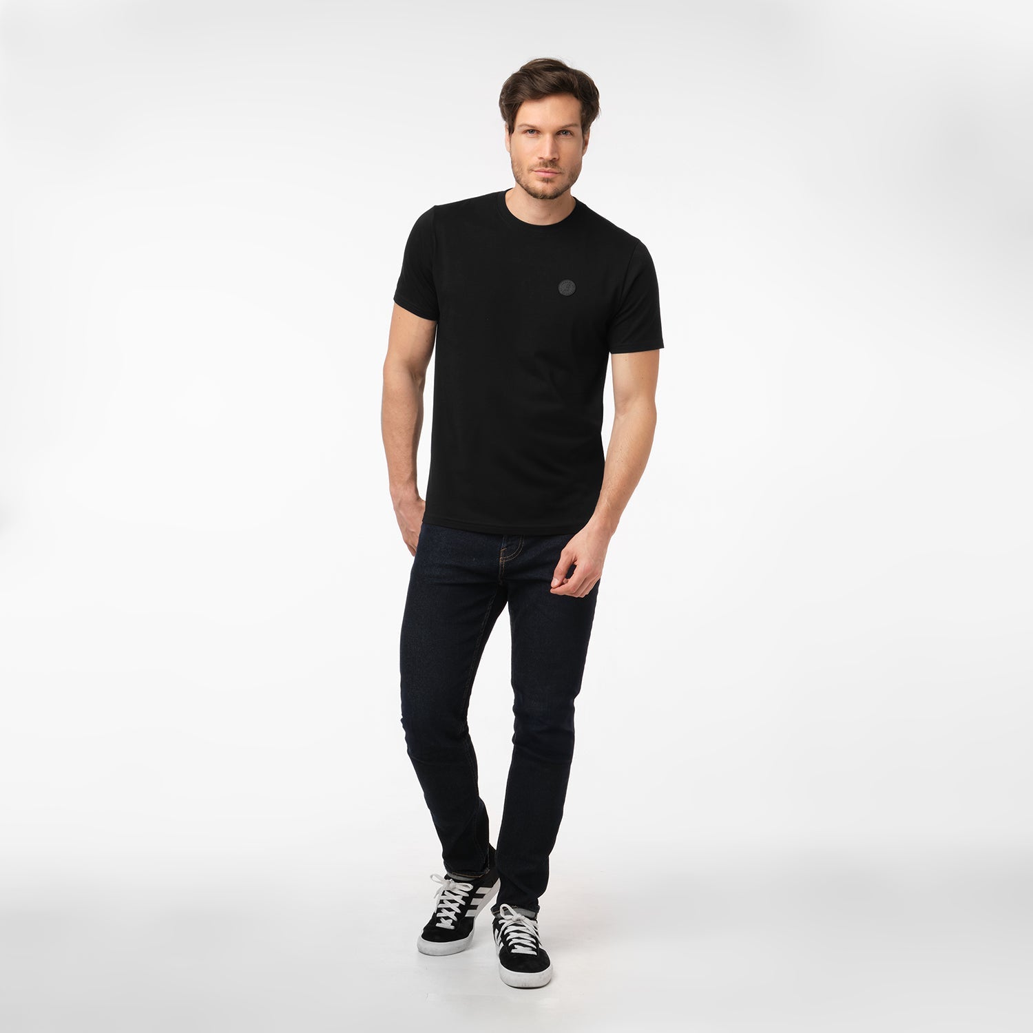 Men's Crew Neck Jersey T-Shirt - JAMES BARK