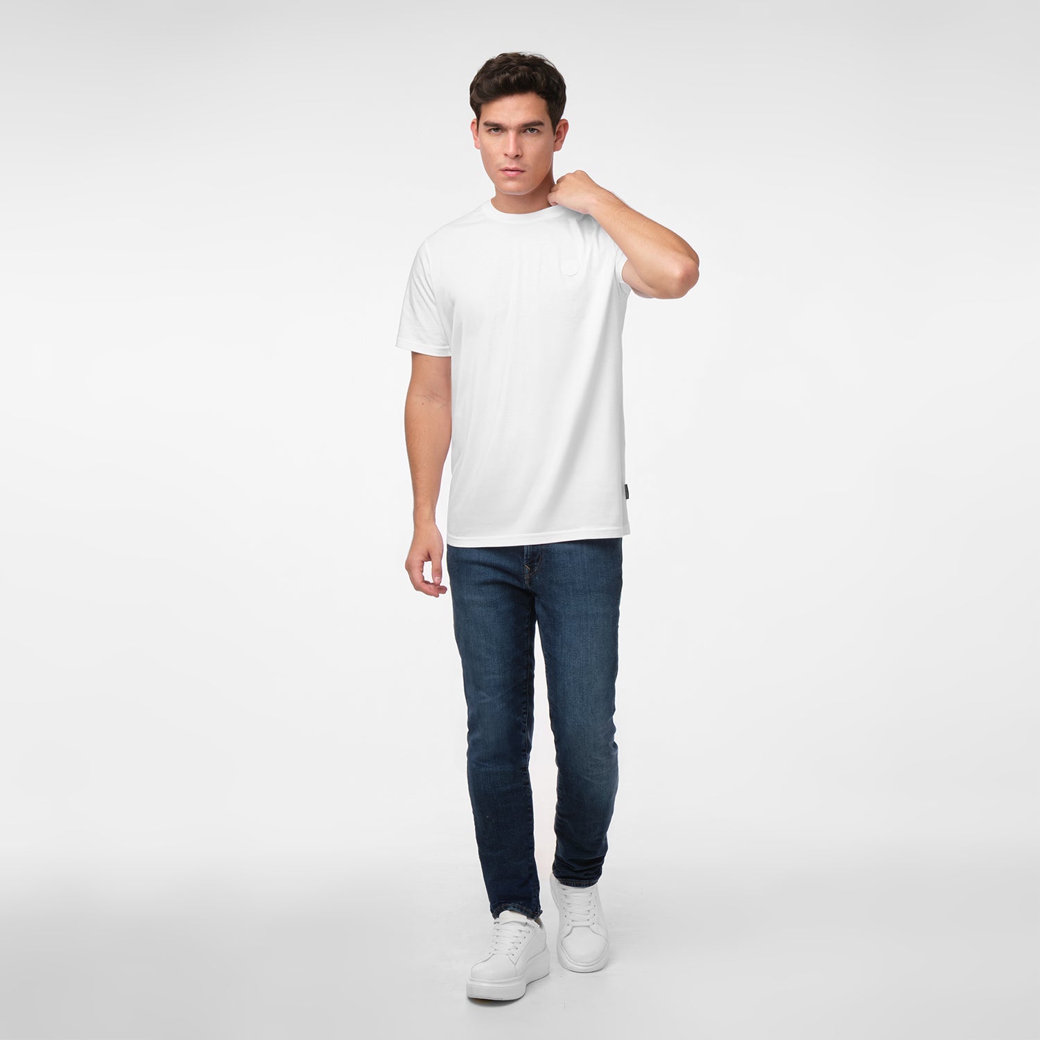 Men's Crew Neck Jersey T-Shirt - JAMES BARK