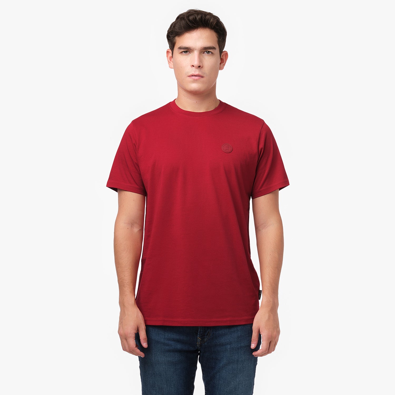 Men's Crew Neck Jersey T-Shirt - JAMES BARK