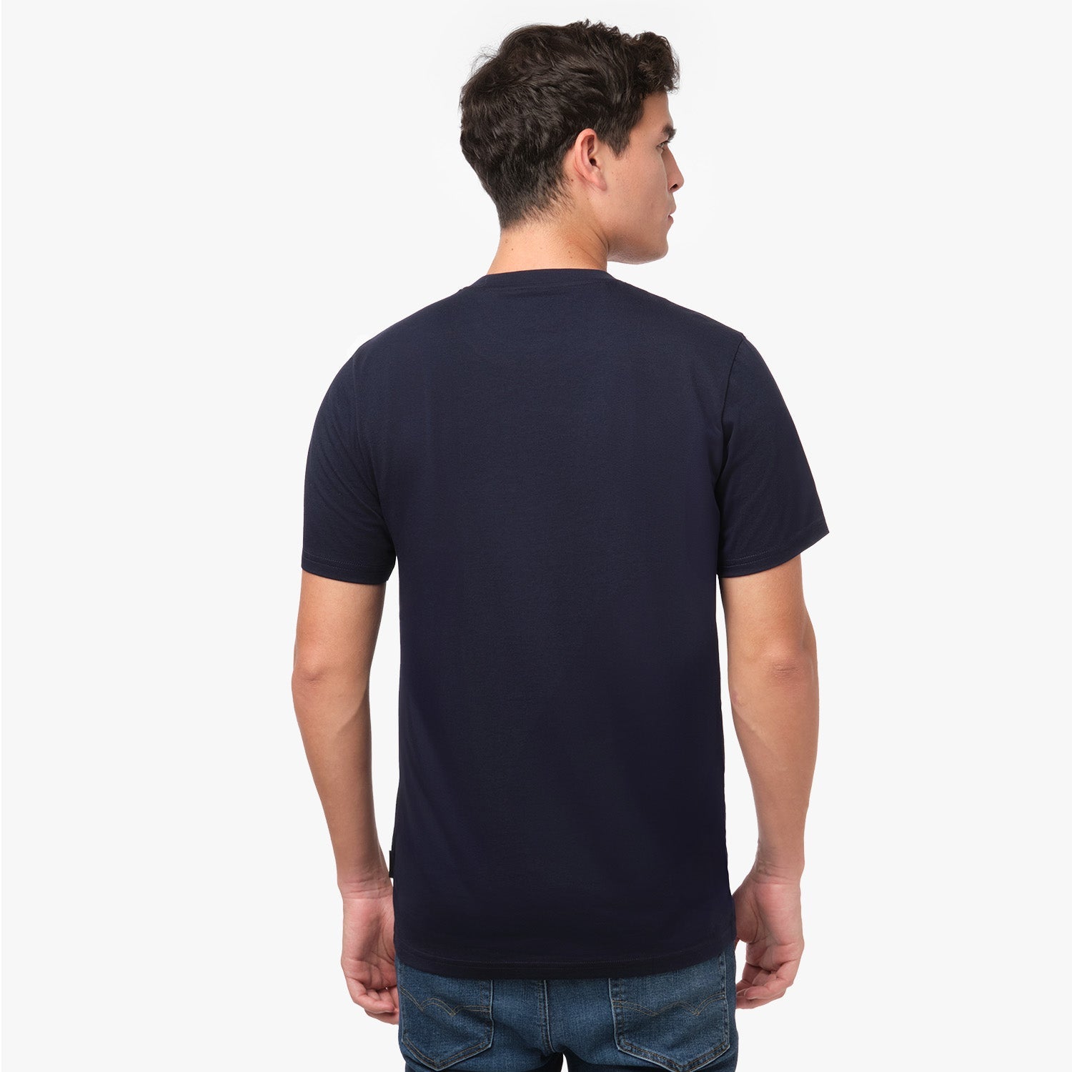 Men's Crew Neck Jersey T-Shirt - JAMES BARK