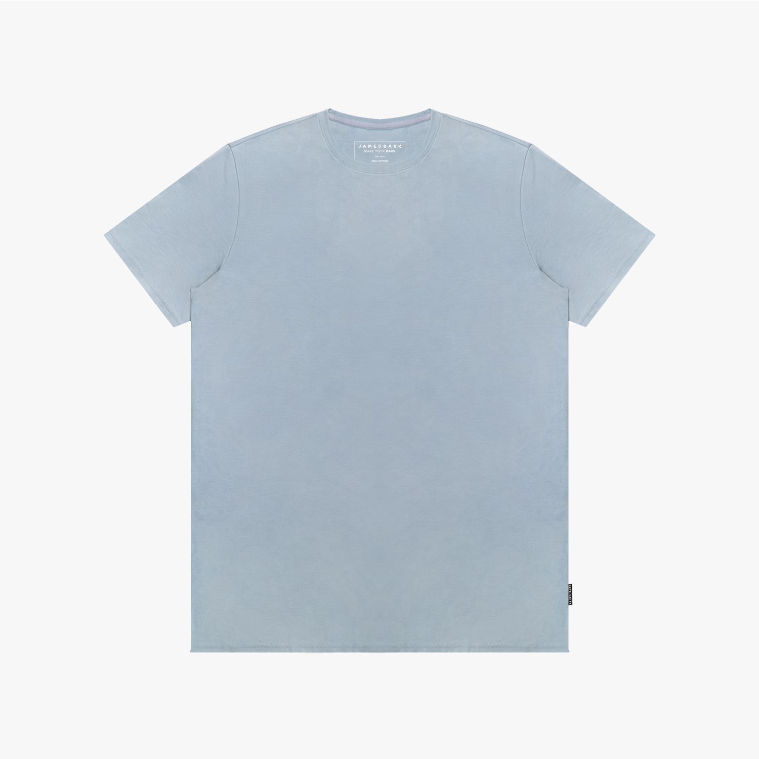 Light blue t-shirt on a white background