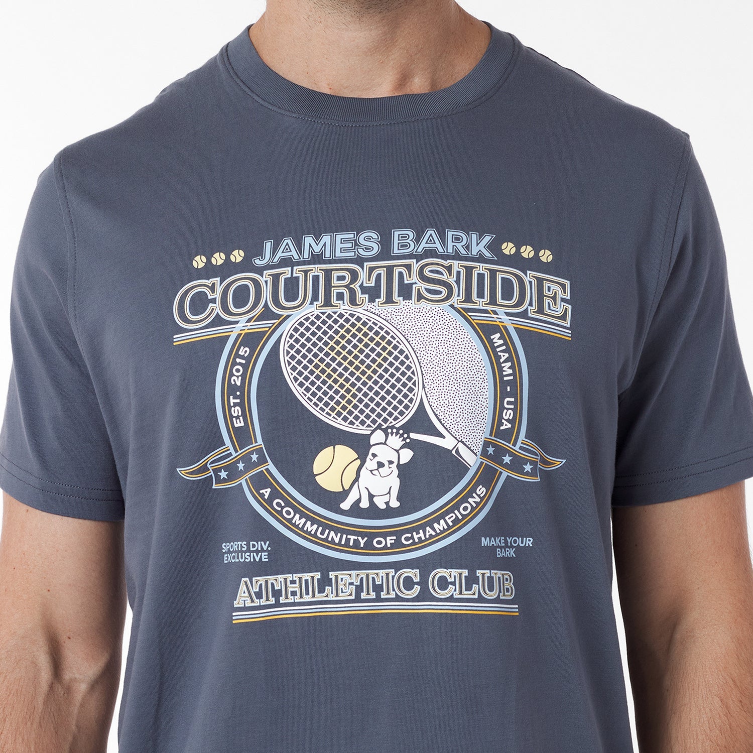 Men's Courtside Graphic Tee - JAMES BARK