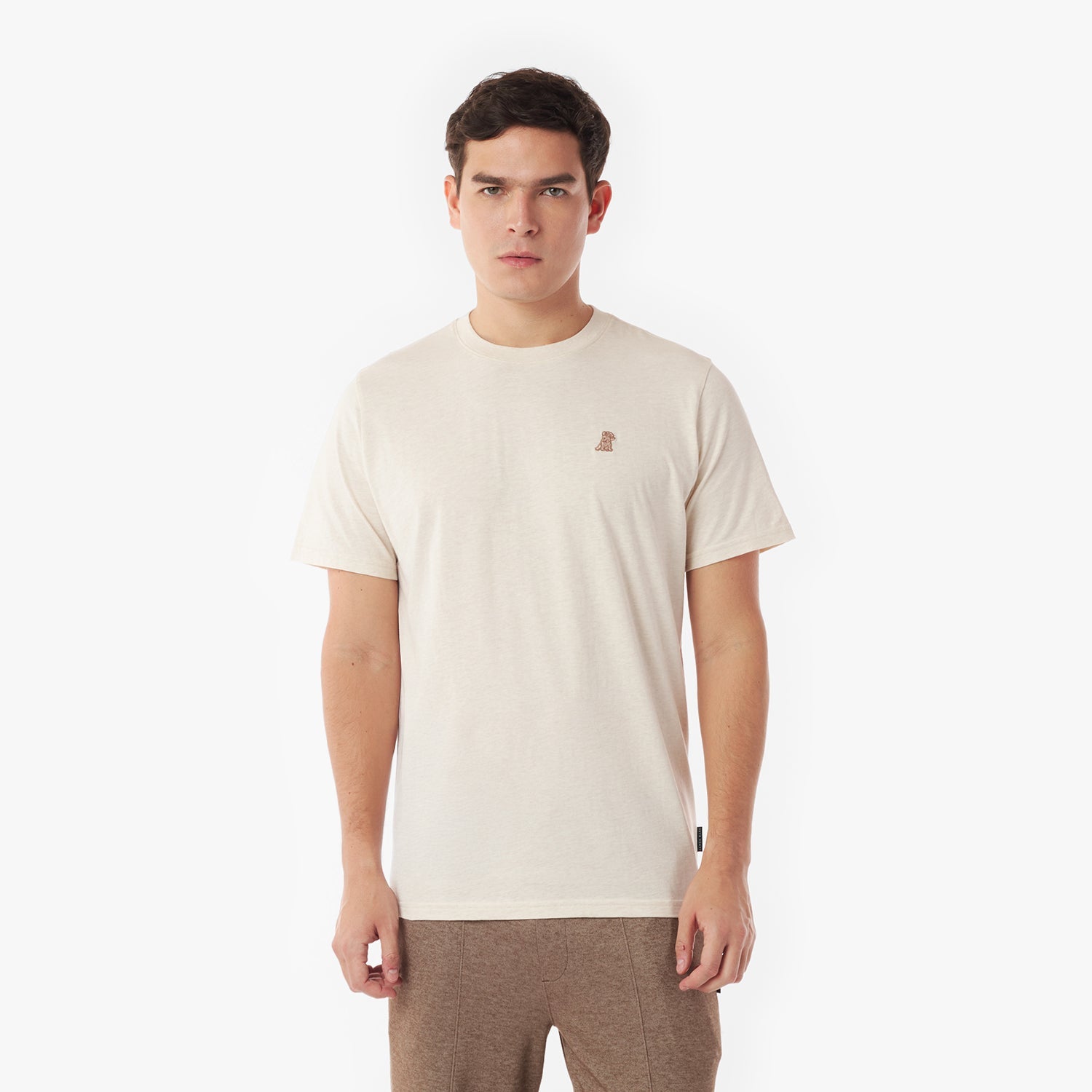 Men's Crew Neck Jersey T-Shirt - JAMES BARK
