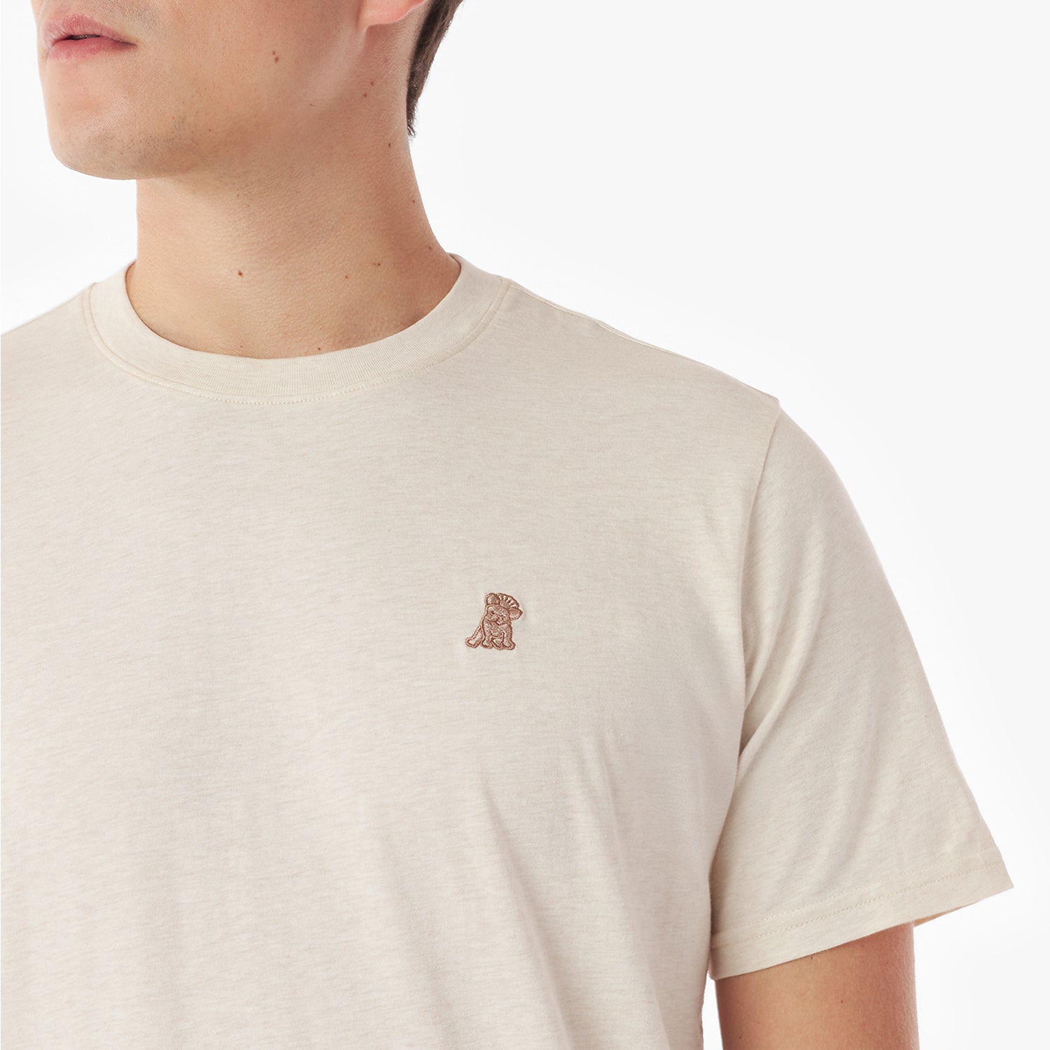 Men's Crew Neck Jersey T-Shirt - JAMES BARK