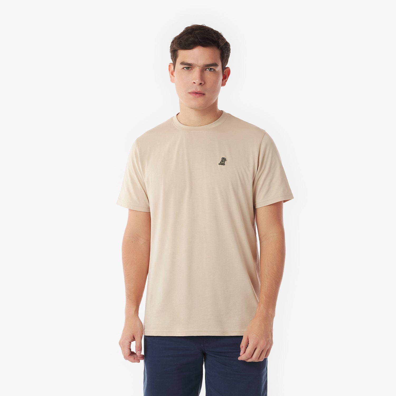 Men's Crew Neck Jersey T-Shirt - JAMES BARK
