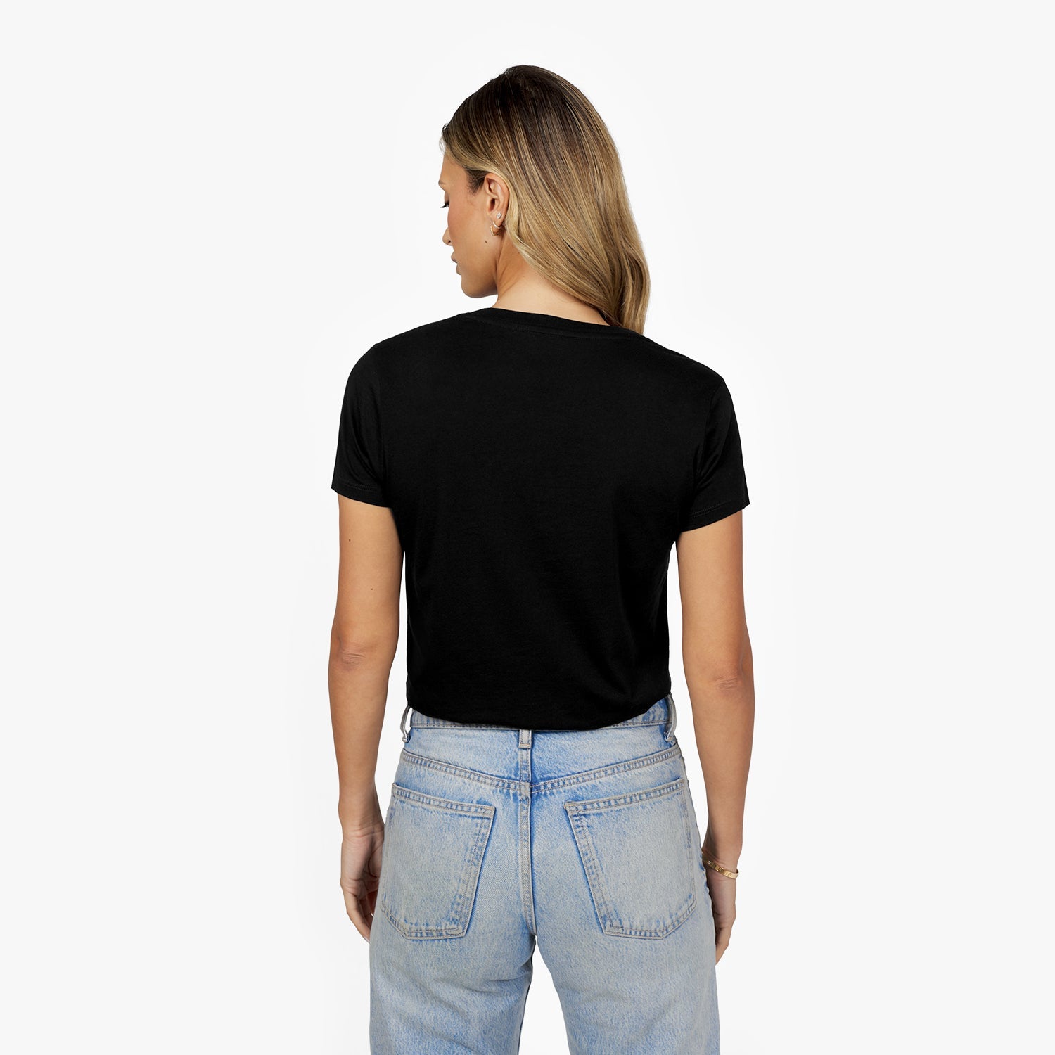 Women's V - Neck Jersey T-Shirt - JAMES BARK